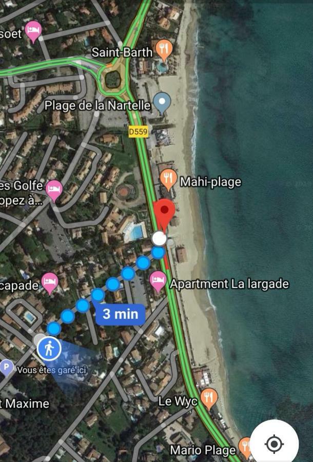 Appartement Sainte-Maxime, Plage De La Nartelle מראה חיצוני תמונה